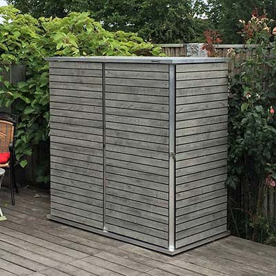 Gartenschrank auf wetterfesten HPL