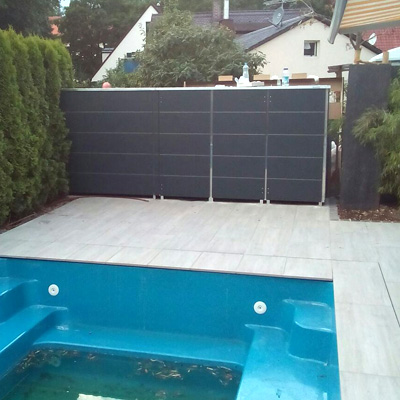 Coperture tecnologiche per piscine dal design moderno